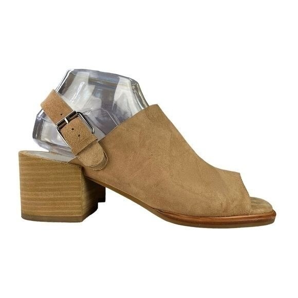 Jeffrey Campbell Shoes - Jeffrey Campbell Sandals Women Size 8 Lincove Stacked Block Heel‎ Suede Open Toe